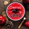 25 Count Red Congrats Grad Dessert Plates Graduation Party Disposable Supplies 7 1/4"